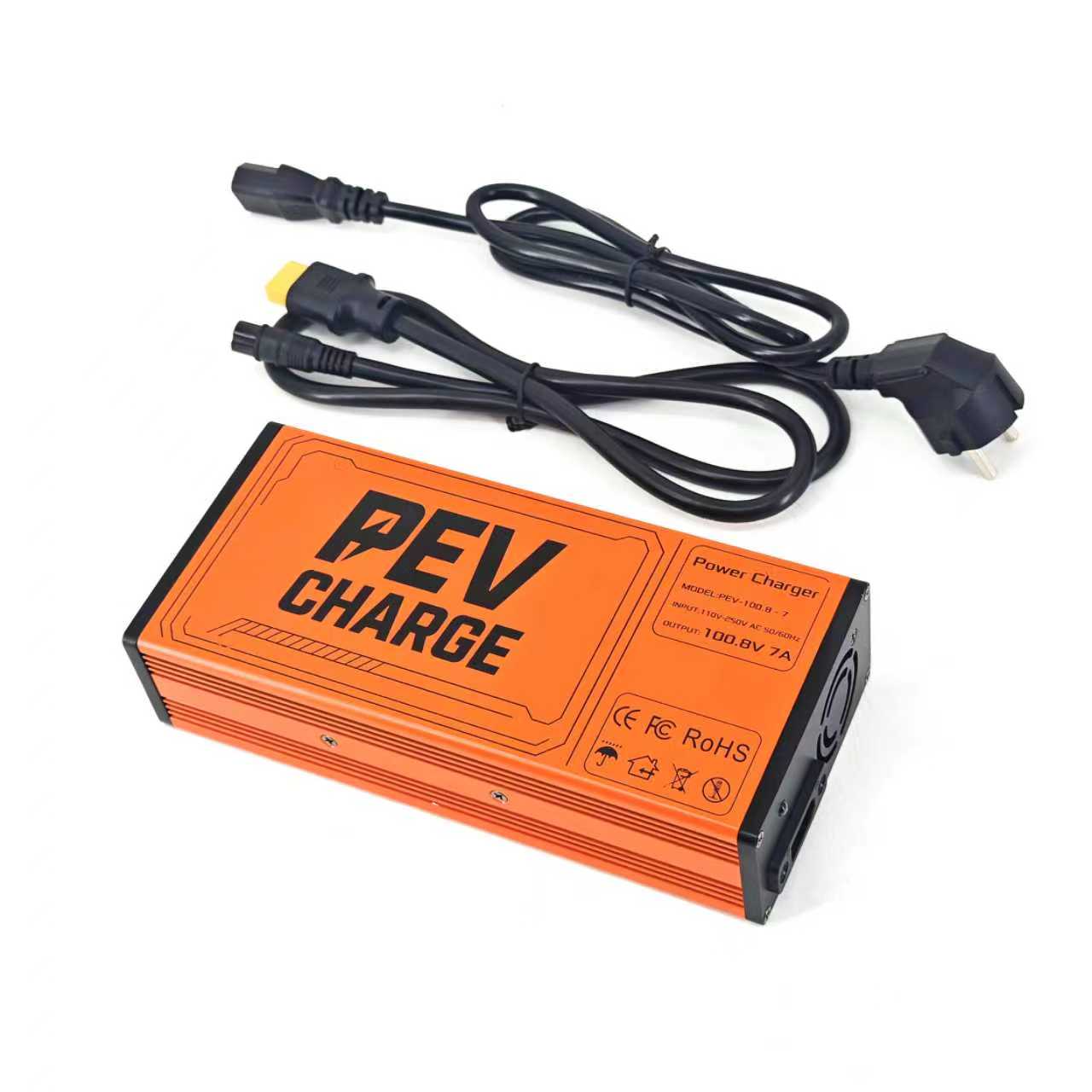 PEV 100.8V 7AHigh-Current Charger for Electric Unicycles & E-Motorcycles, Fast Charging with Smart Safety Protection