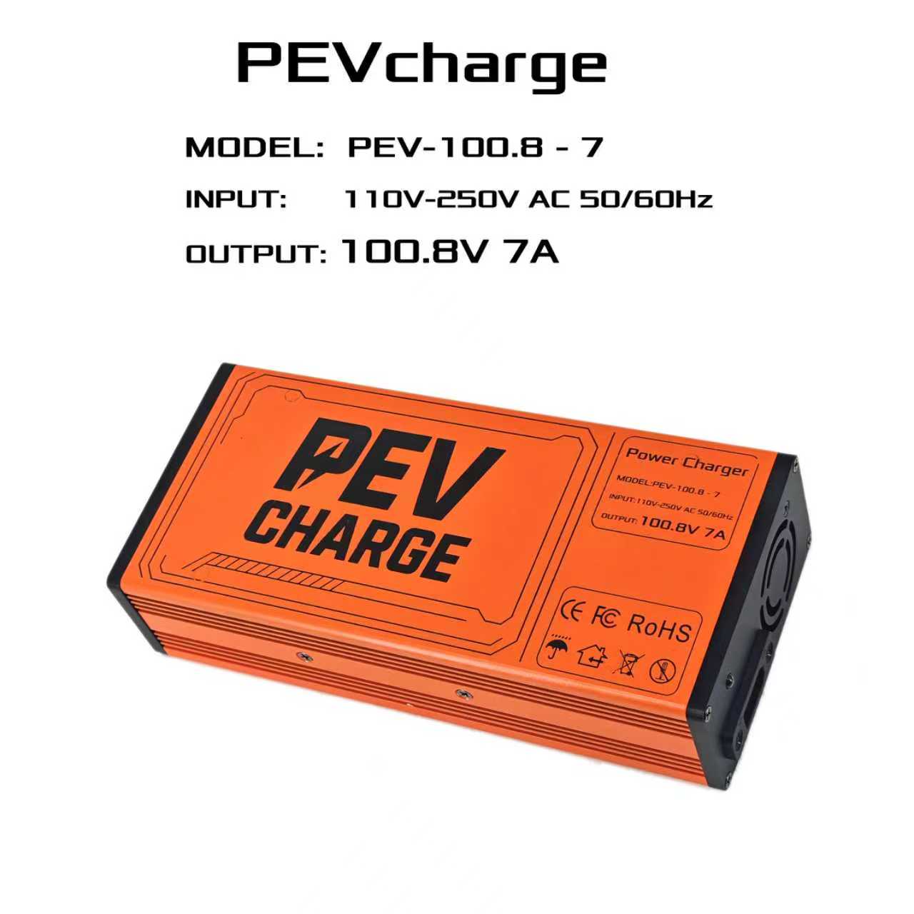 PEV 100.8V 7AHigh-Current Charger for Electric Unicycles & E-Motorcycles, Fast Charging with Smart Safety Protection